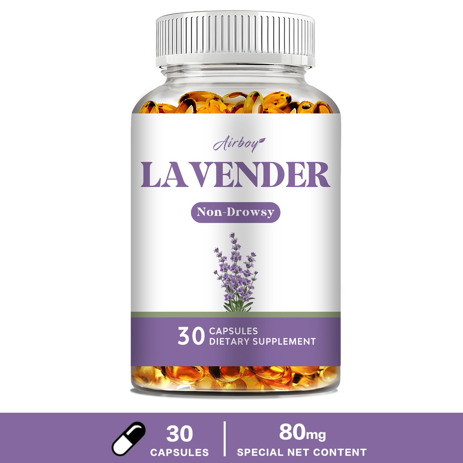 Lavender -Support Relaxation, Mood and Sleep, Relieve Stress and Nervous Tension Lavender -Support Relaxation, Mood and Sleep, Relieve Stress and Nervous Tension