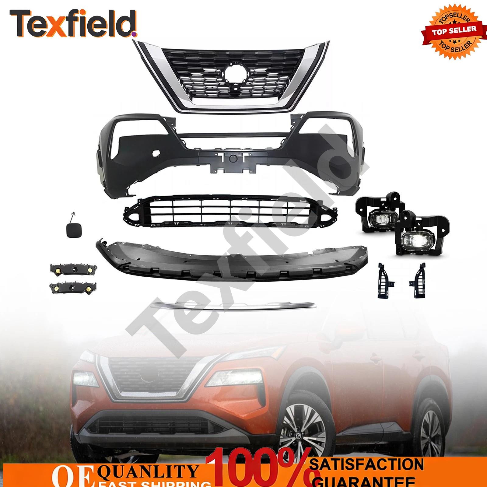 Complete Bumper Cover W/Fog Lamp Front W/Grille New Fit Nissan Rogue 2021-2023