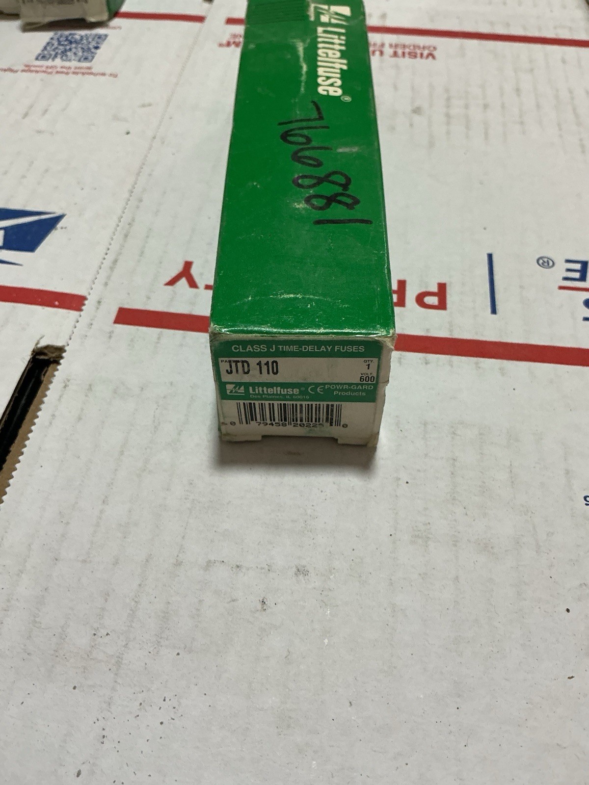 Littelfuse JTD 110 Class J Time-Delay Fuse 110A 600V AC Green Industrial A4 Littelfuse JTD 110 Class J Time-Delay Fuse 110A 600V AC Green Industrial A4