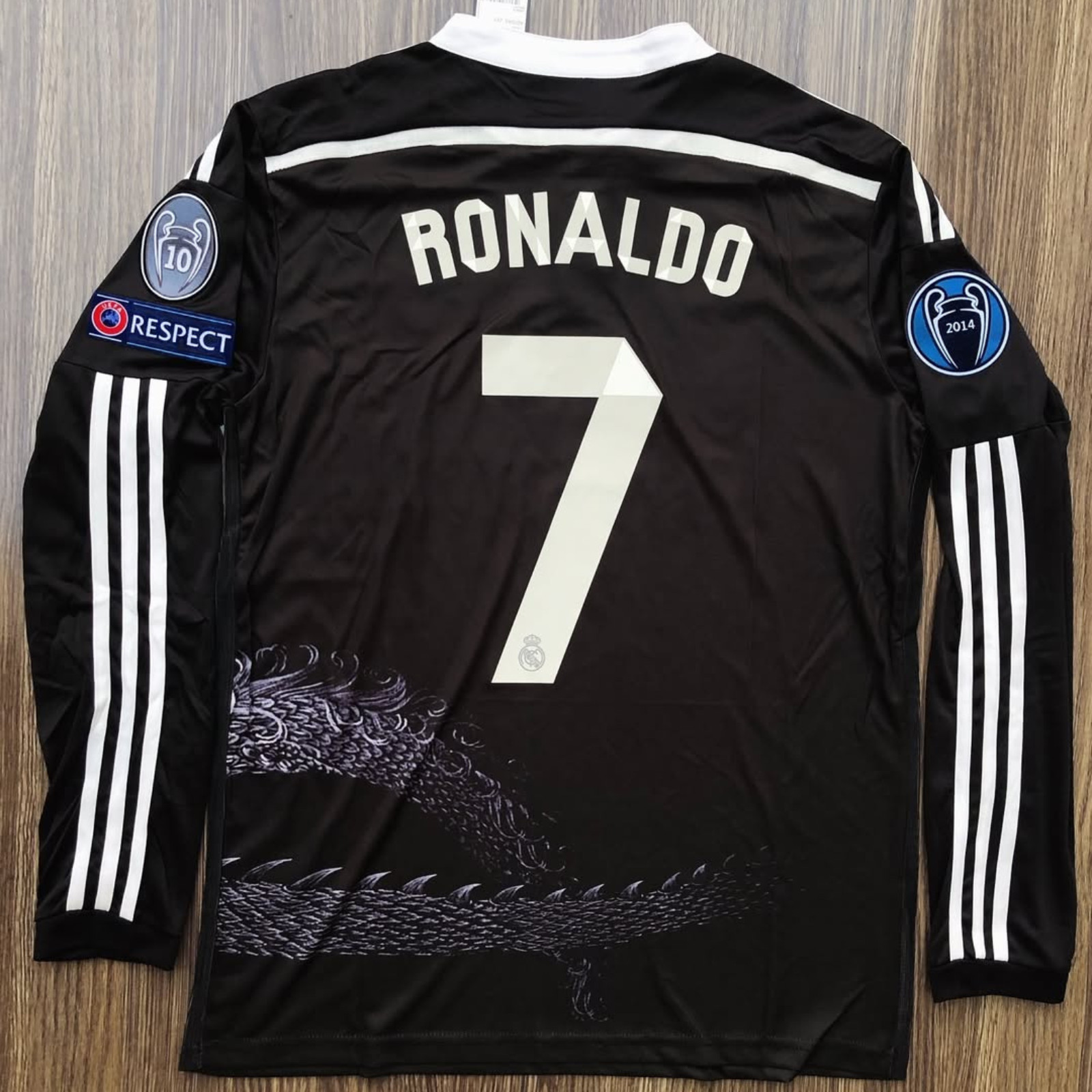 2014-2015 Real Madrid 3rd Jersey with Dragon Cristiano Ronaldo #7
