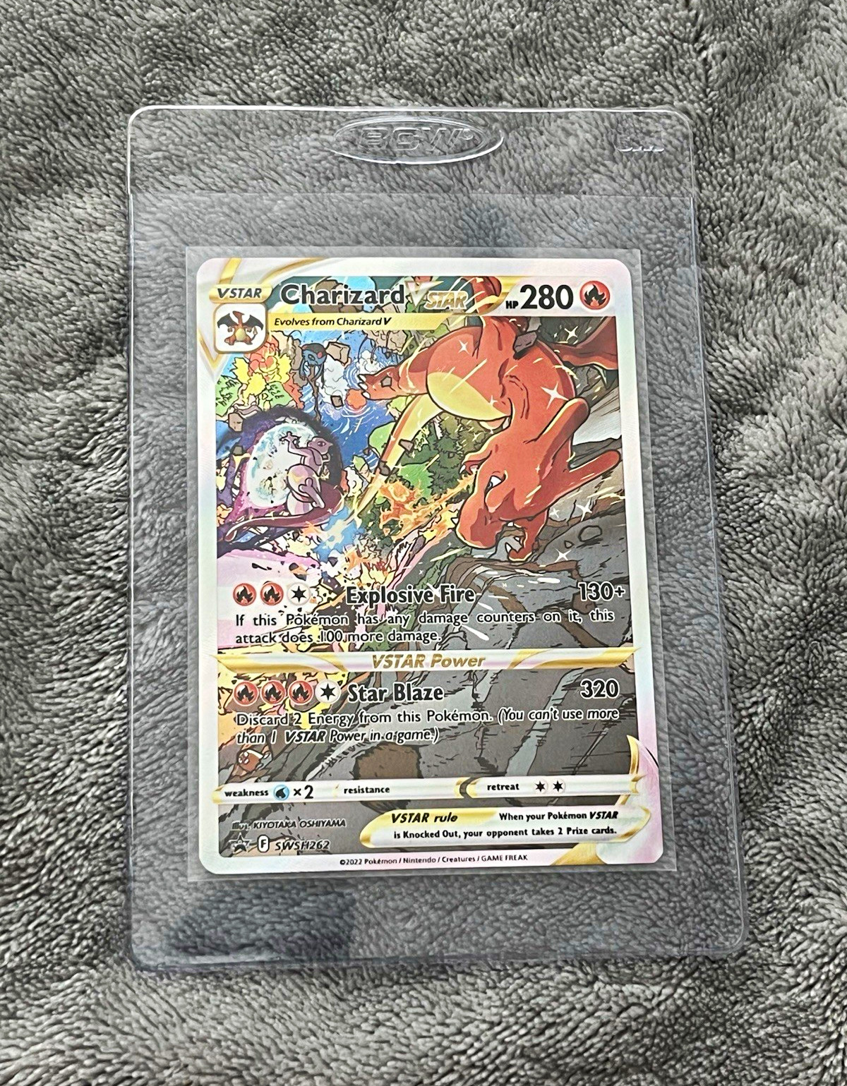 POKEMON TCG Charizard VSTAR SWSH262 Sword & Shield Promo Holo 280 HP EN