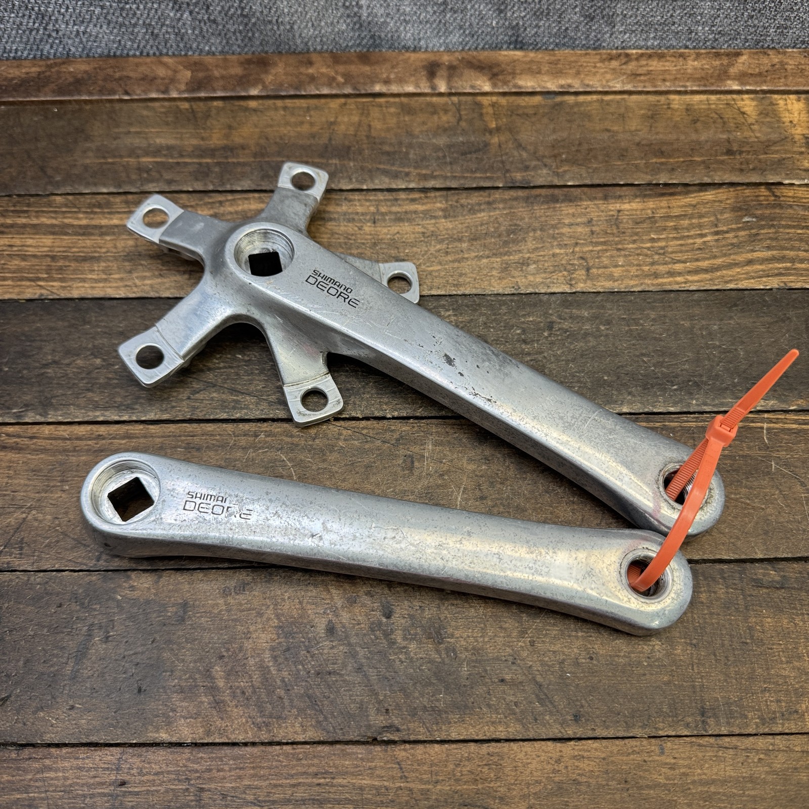 Vintage Shimano Deore FC-MT60 Crankset 175mm 110 BCD Triple Crank Japan Cafe