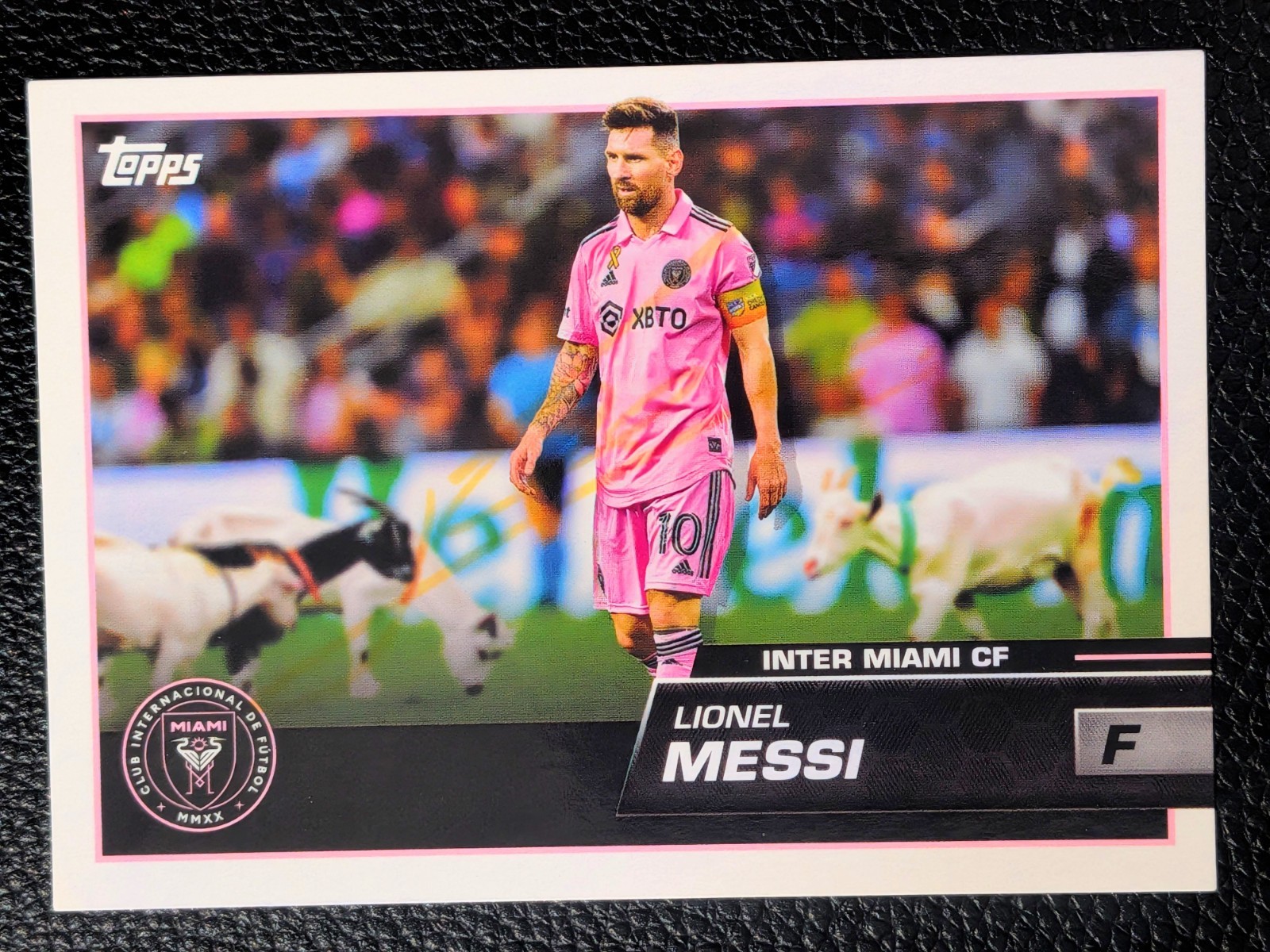 2023 Topps MLS Lionel Messi Goat Image Variation SSP Inter Maimi #201 Rare SP