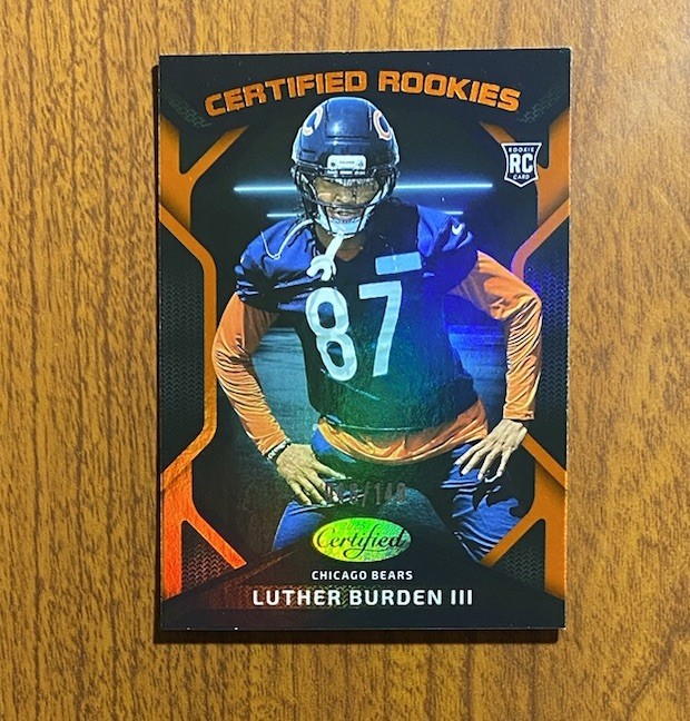 2025 Panini Certified Luther Burden III Rookies Mirror Orange /149 Bears 2025 Panini Certified Luther Burden III Rookies Mirror Orange /149 Bears