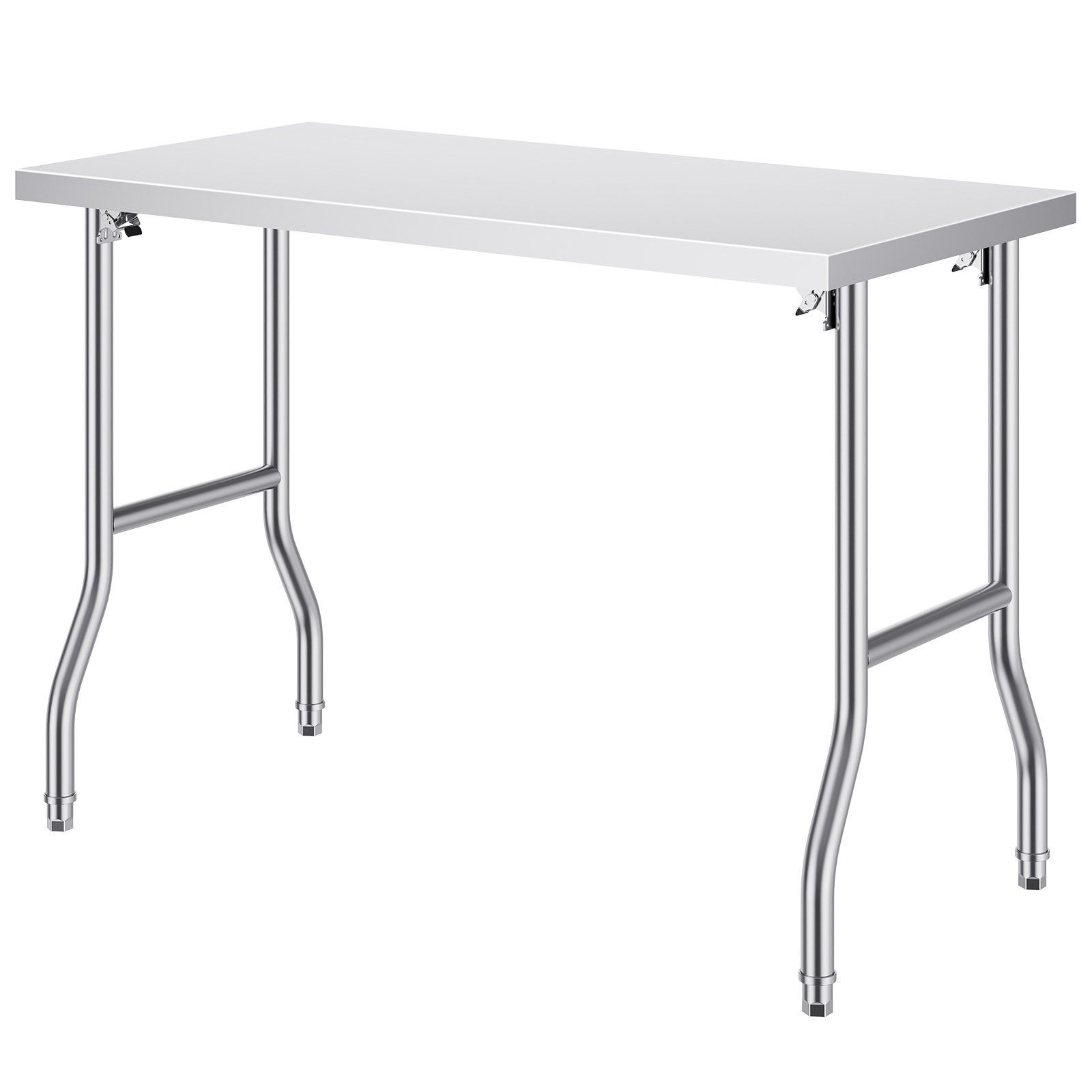 Uimoso Folding Commercial Prep Table Workstation 48 x 24 Inches