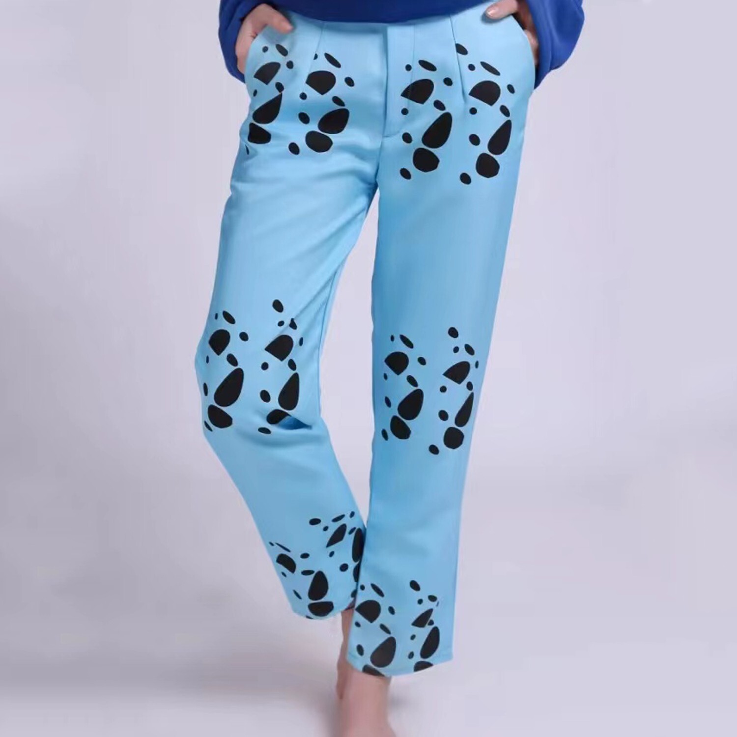 Anime Trafalgar D Water Law Cosplay Costume Pants Pirate Outfit Man COSTUME