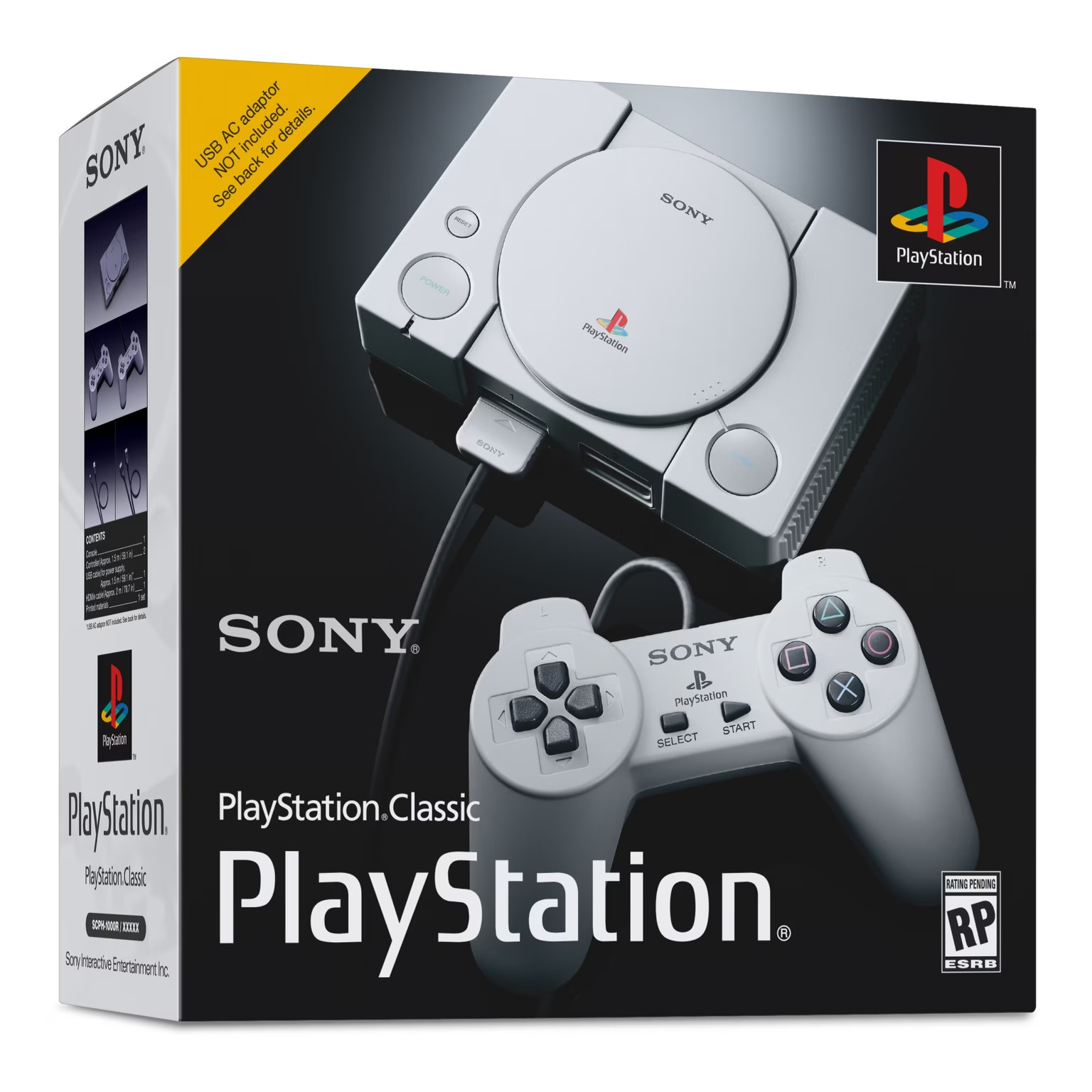 2018 Sony PlayStation Classic Mini HDMI Game Console - with Power Adapter -450- 2018 Sony PlayStation Classic Mini HDMI Game Console - with Power Adapter -450-