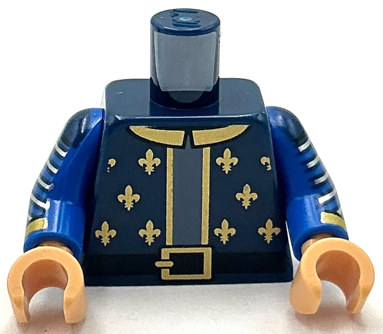Lego New Dark Blue Castle Knight Minifig Torso Surcoat Medium Tan Hands Chevrons Lego New Dark Blue Castle Knight Minifig Torso Surcoat Medium Tan Hands Chevrons