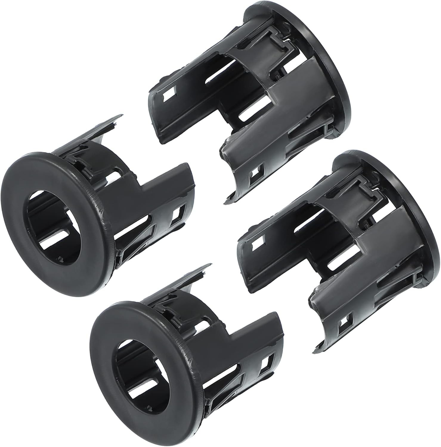 X AUTOHAUX 4PCS Parking Assist Sensor Bezels for Front or Rear Bumper for Dodge