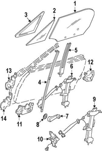 Genuine Mazda Window Motor NA02-58-58X Genuine Mazda Window Motor NA02-58-58X