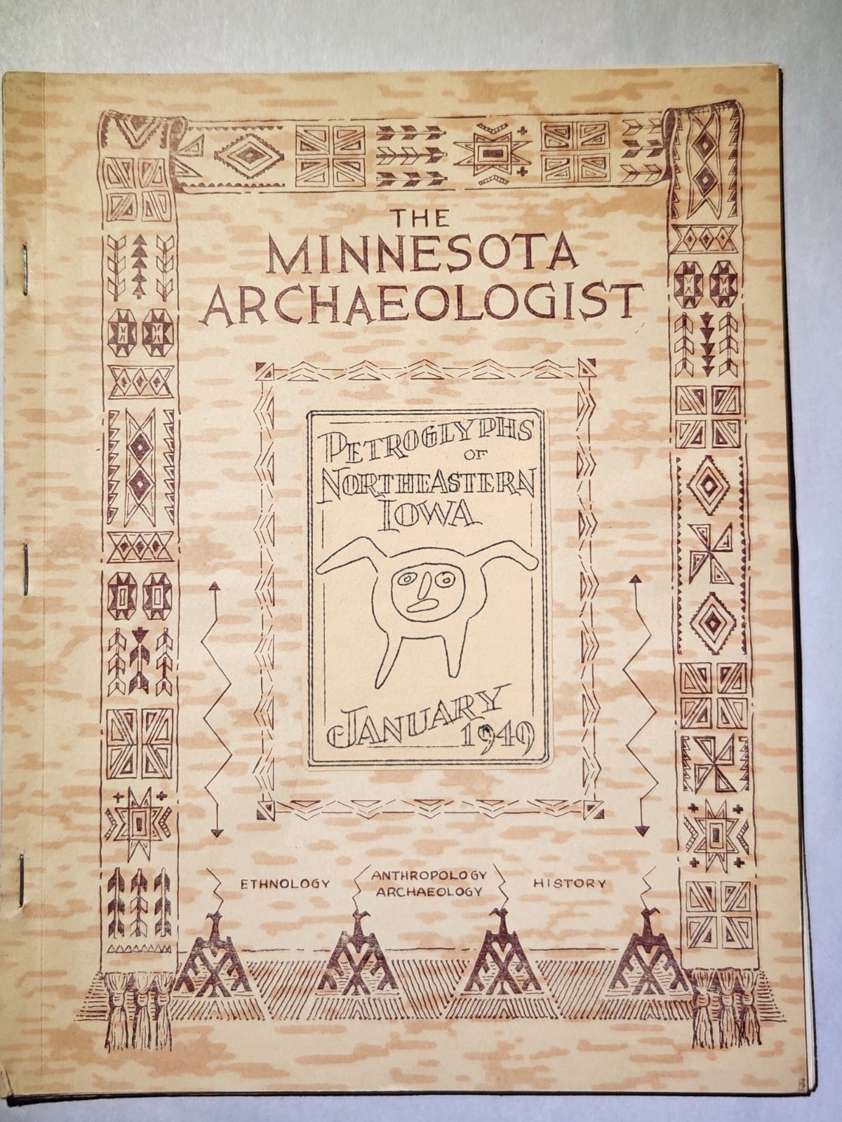 Minnesota Archaeologist, January 1949, Petroglyphs of Northeastern Iowa