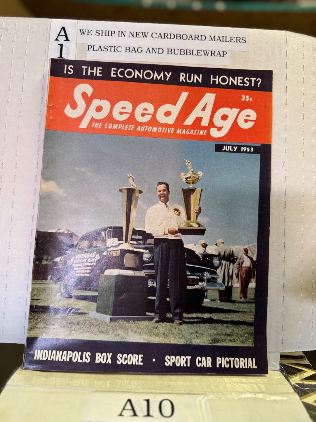 Vintage Speed Age Magazine July 1953