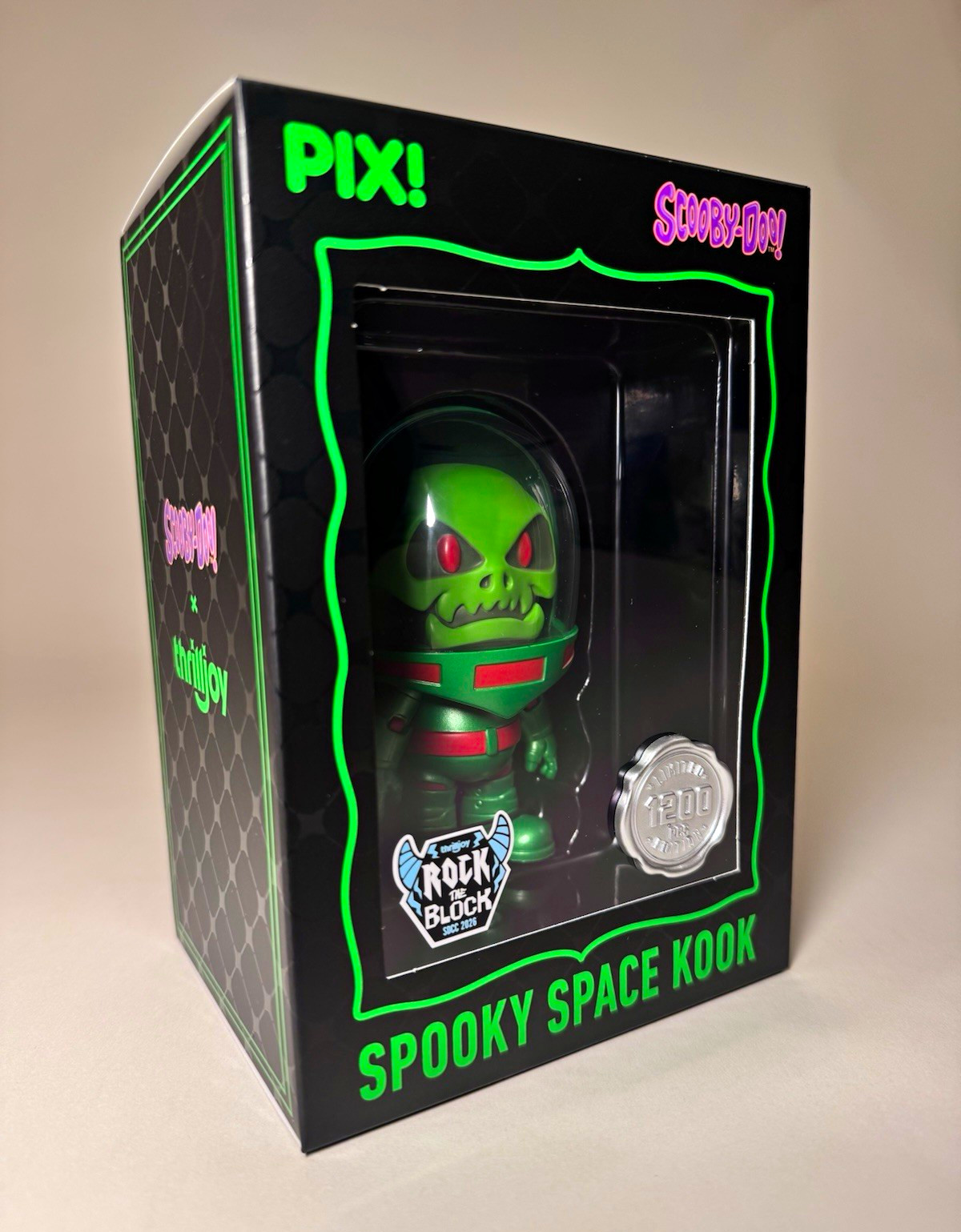 Thrilljoy PIX Spooky Space Kook SDCC 2026 Rock The Block LE 1200