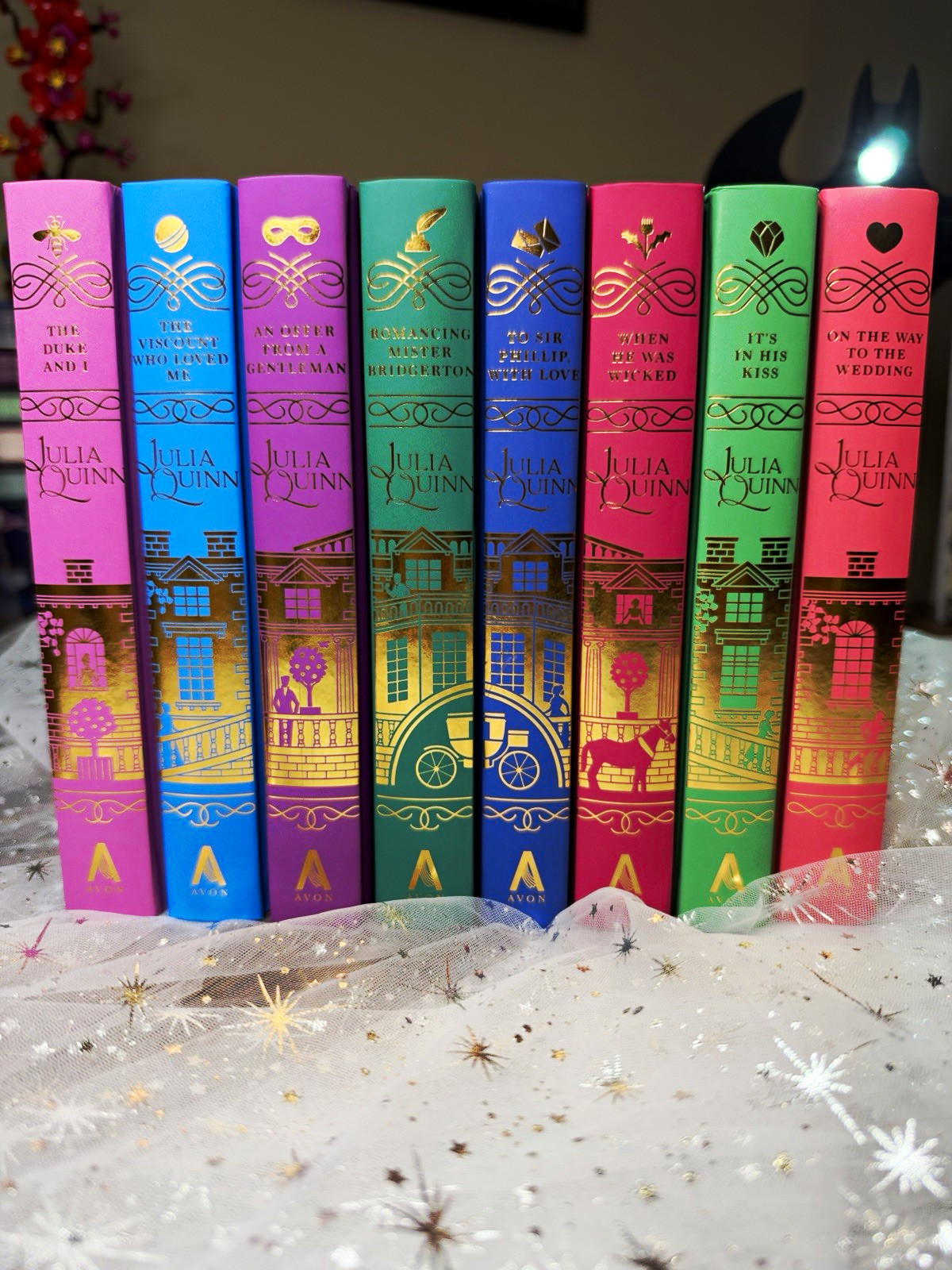 Julia Quinn Bridgerton Special Edition Hardcover ALL Signed 8-Book Lot