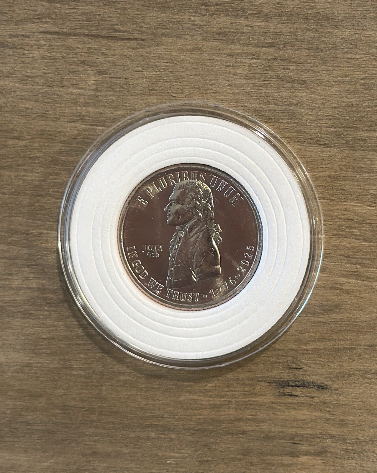 2026 July 4th Privy Mark Quarter 1776-2026 Declaration of Independence.