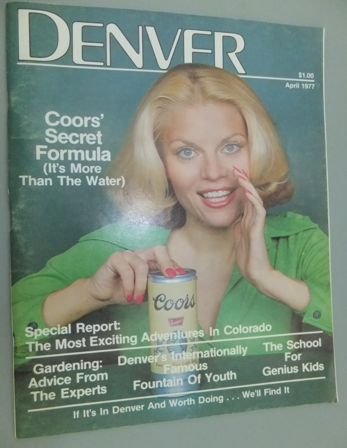 Denver Magazine April 1977 Coors Story