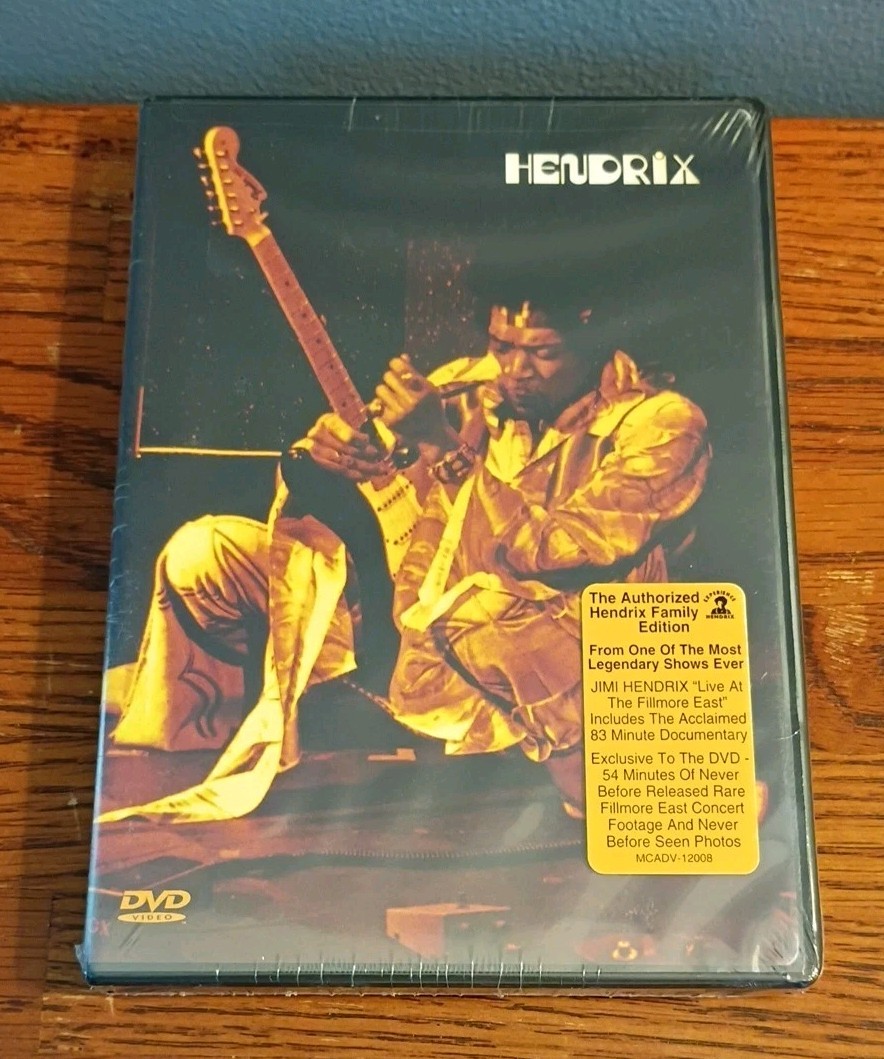 Jimi Hendrix Band Of Gypsys Live at Fillmore East DVD New Factory Sealed NOS Jimi Hendrix Band Of Gypsys Live at Fillmore East DVD New Factory Sealed NOS