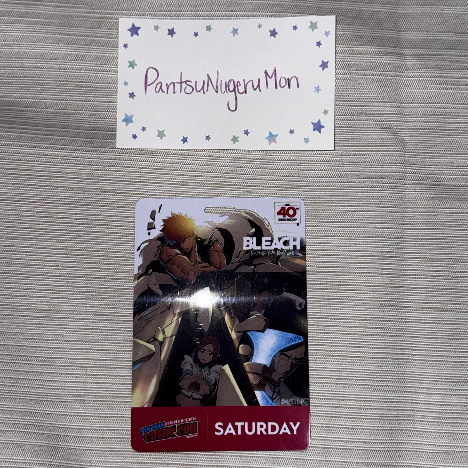 NYCC New York Comic Con 2026 SATURDAY Badges - UNACTIVATED *READ DESCRIPTION*