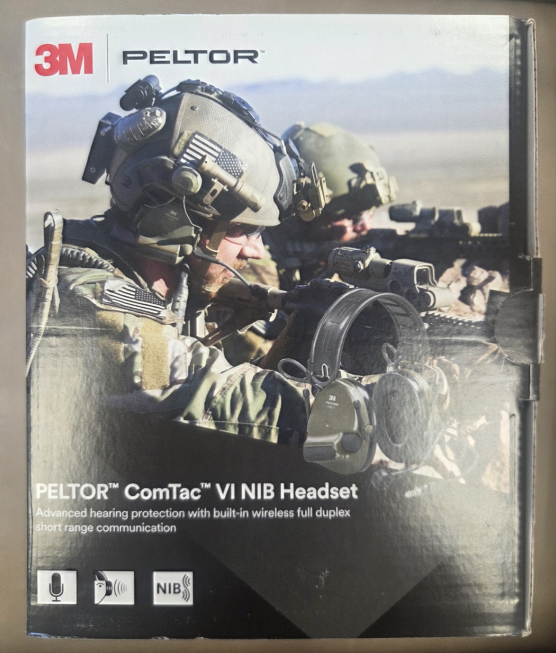 Genuine 3M Peltor ComTac VI NIB Headset. Brand New. . Genuine 3M Peltor ComTac VI NIB Headset. Brand New. .