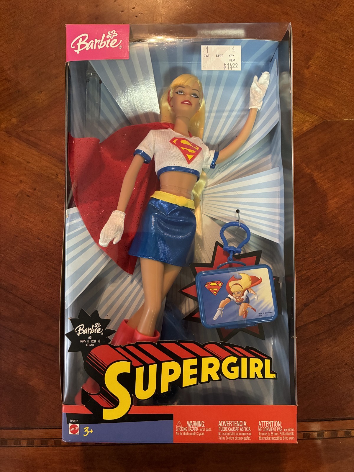 Mattle Barbie  Barbie as Supergirl  027084042672 NIB