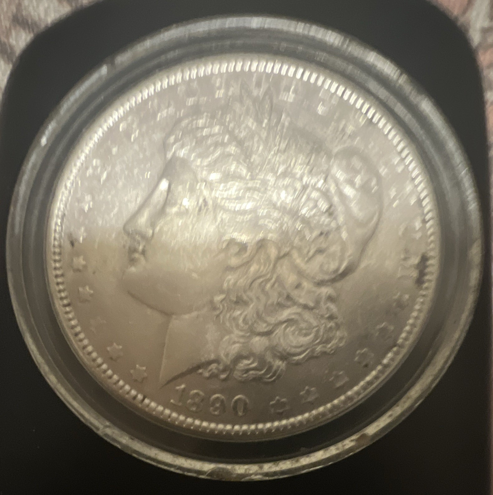 1890 Morgan Silver Dollar $1, Philadelphia Mint Business Strike, Silver 0.9