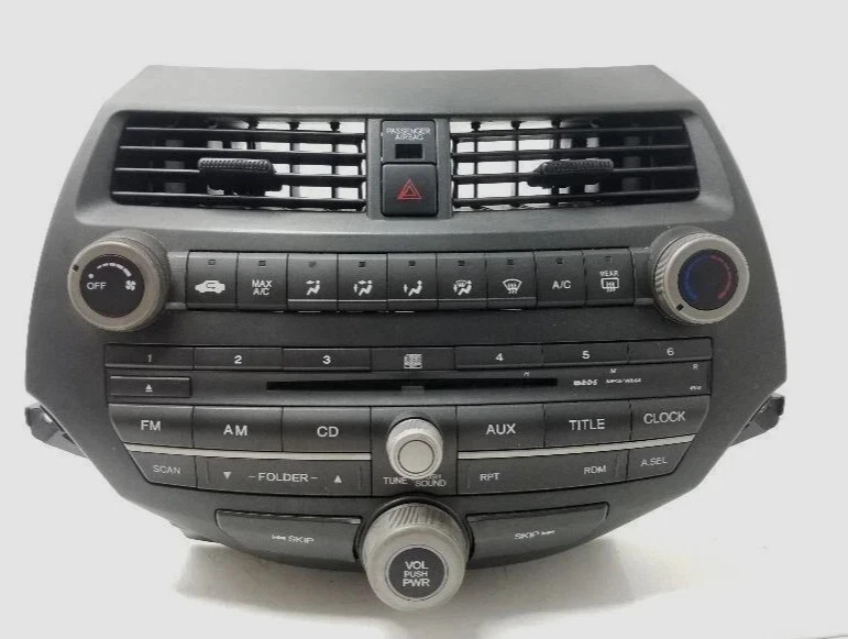 2008-2011 Honda Accord Factory OEM Radio AM/FM Single Disc CD Player/Wrnty