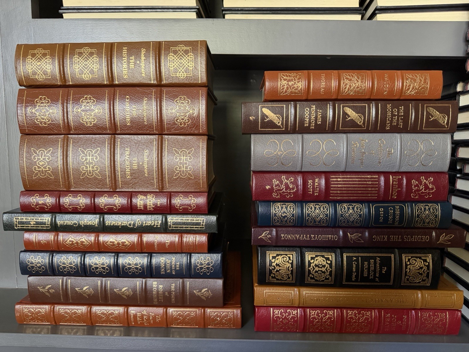 Lot Of 19 Leather Bound Easton Press All From The 100 Greatest Books Collection