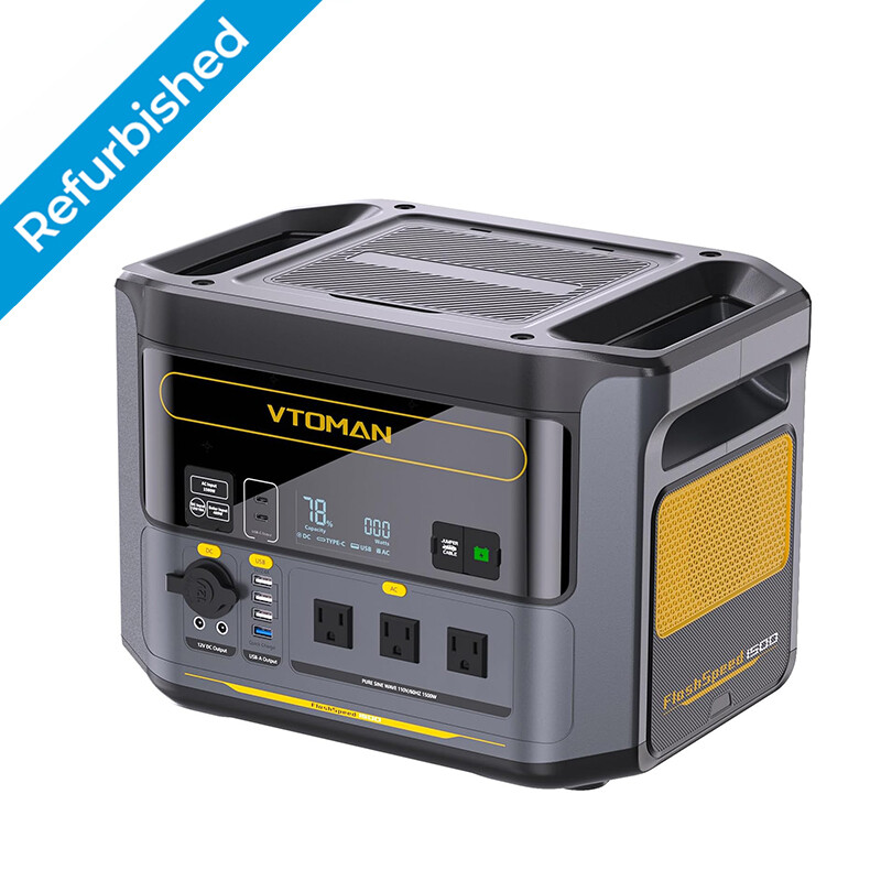 VTOMAN FlashSpeed 1500 Portable Power Station 1548Wh, With UPS Fast Charging VTOMAN FlashSpeed 1500 Portable Power Station 1548Wh, With UPS Fast Charging