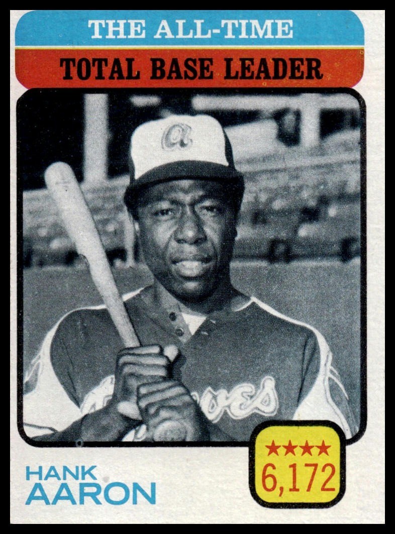 1973 Topps #473 The All-Time Total Base Leader - Hank Aaron