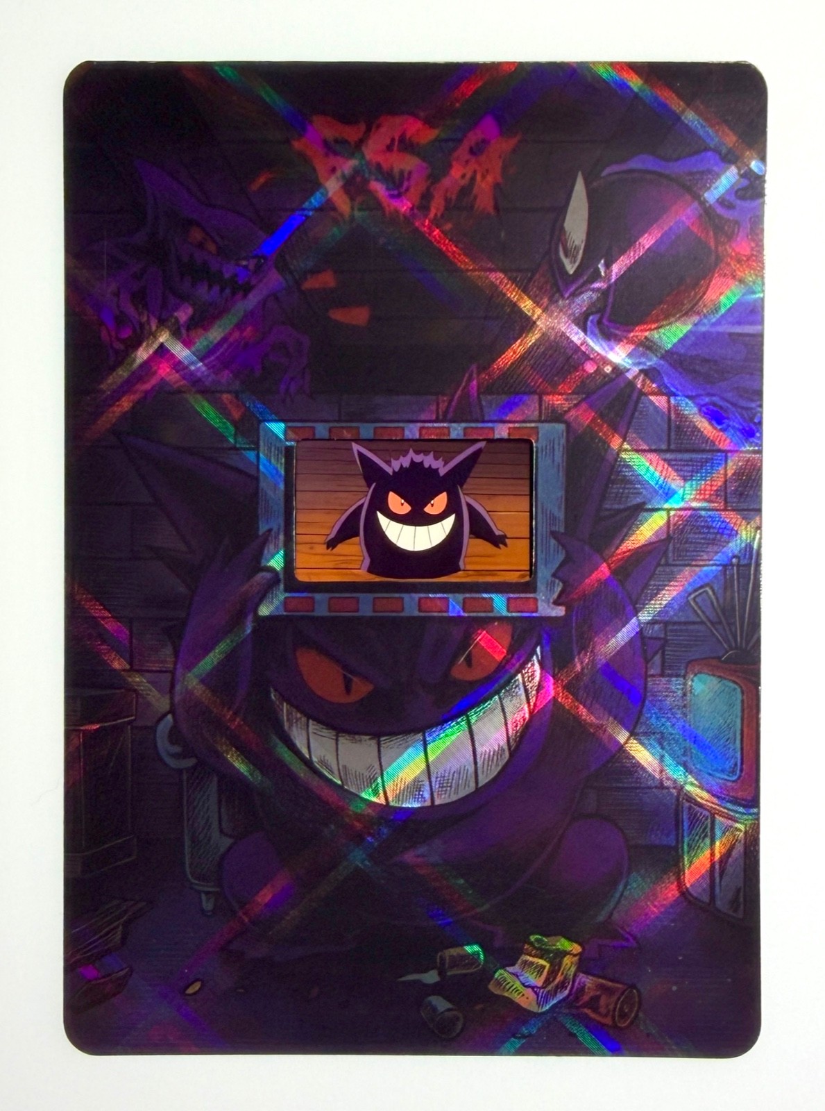 Pokemon FSA 35mm Film Cell - Gengar - Limited Fan Art Holder - Authentic Cell