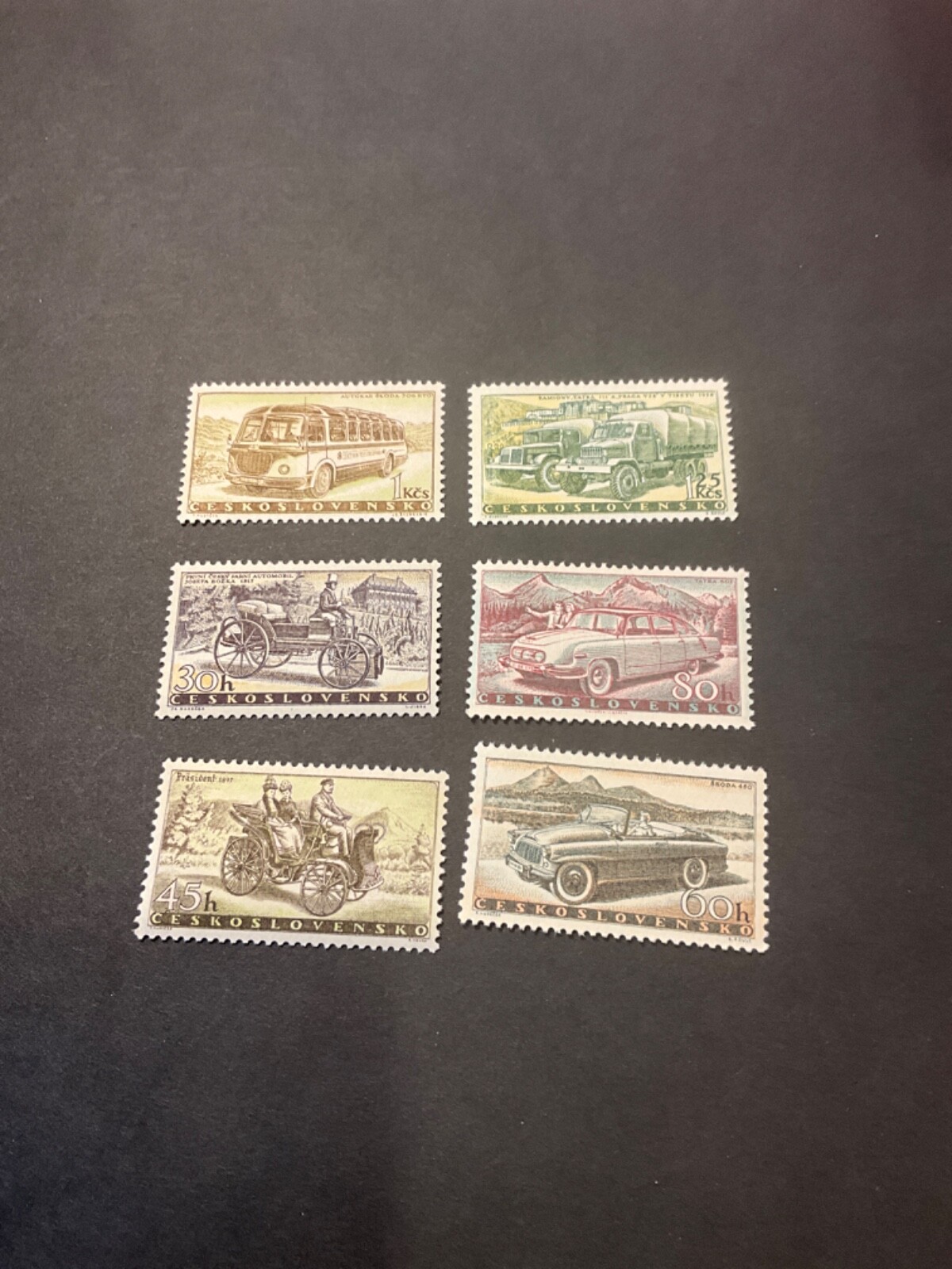 Stamps Czechoslovakia Scott #890-5 never hinged Stamps Czechoslovakia Scott #890-5 never hinged