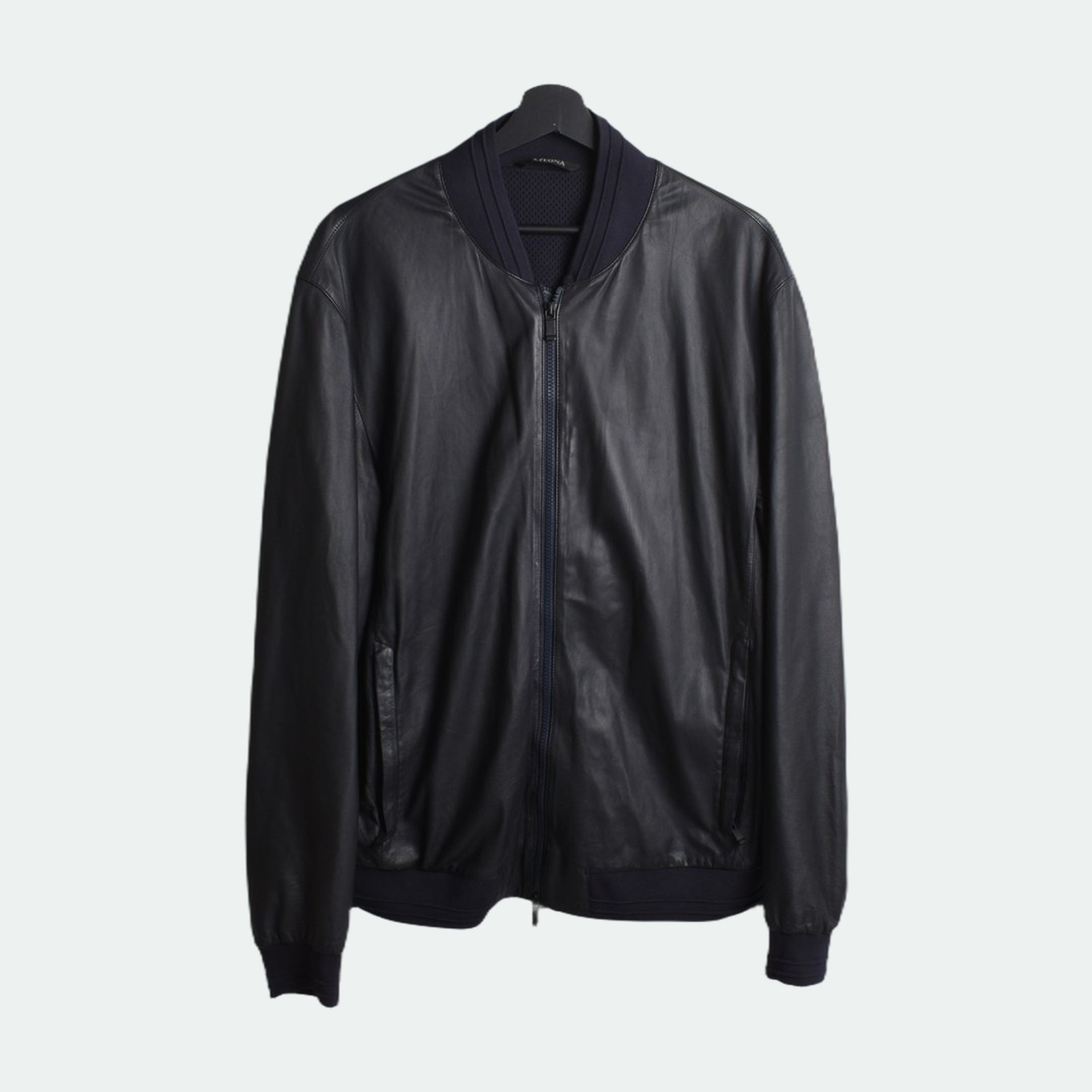 Z Zegna Men\'s leather jacket Jacket Size XL