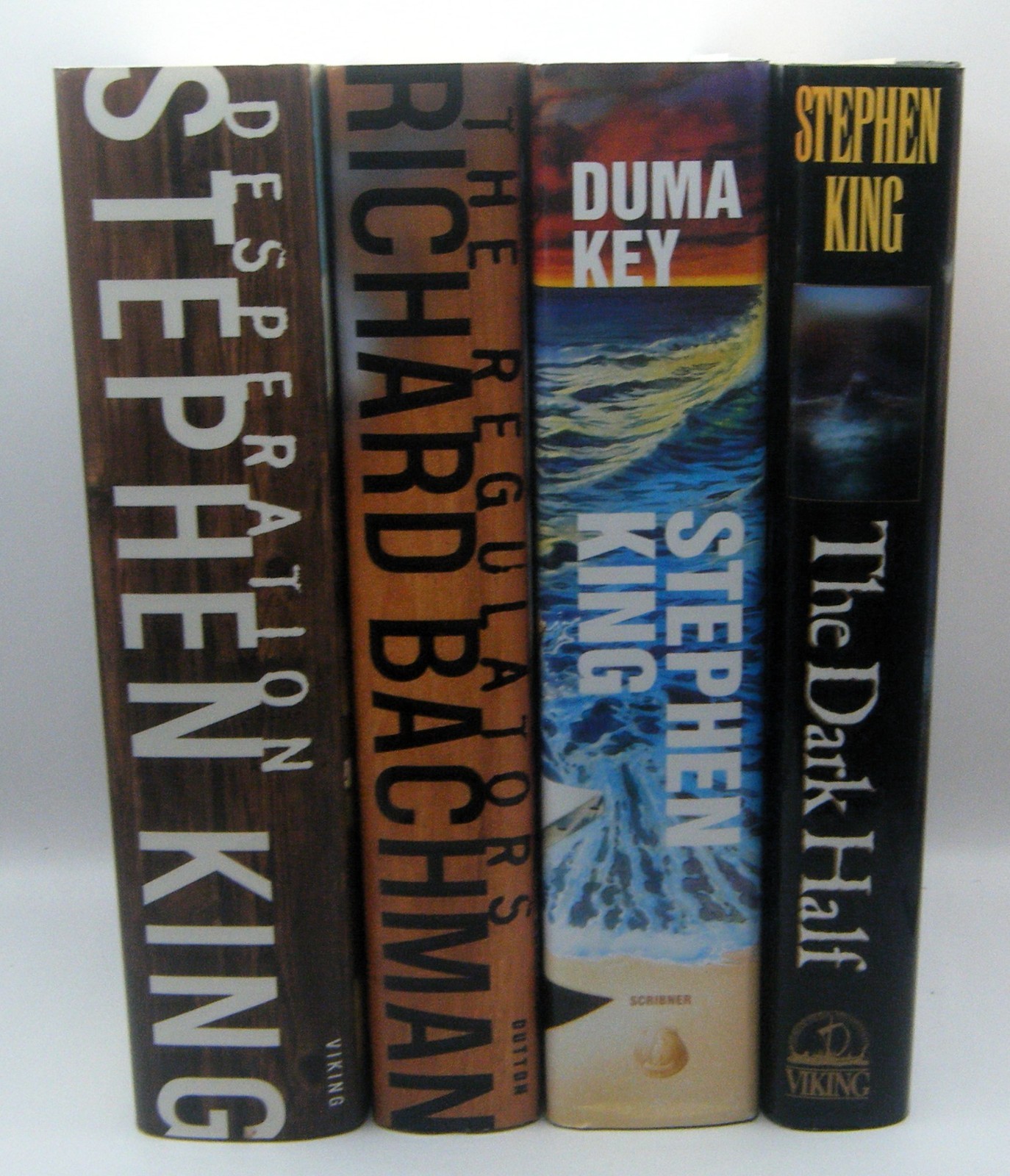 Stephen King Hardcover 1st Edition Book Lot Dark Half Regulators Desperation