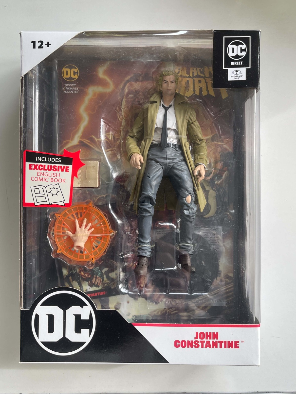 Mint in Box Mcfarlane Dc Multiverse John Constantine Page Punchers DC Direct 7”