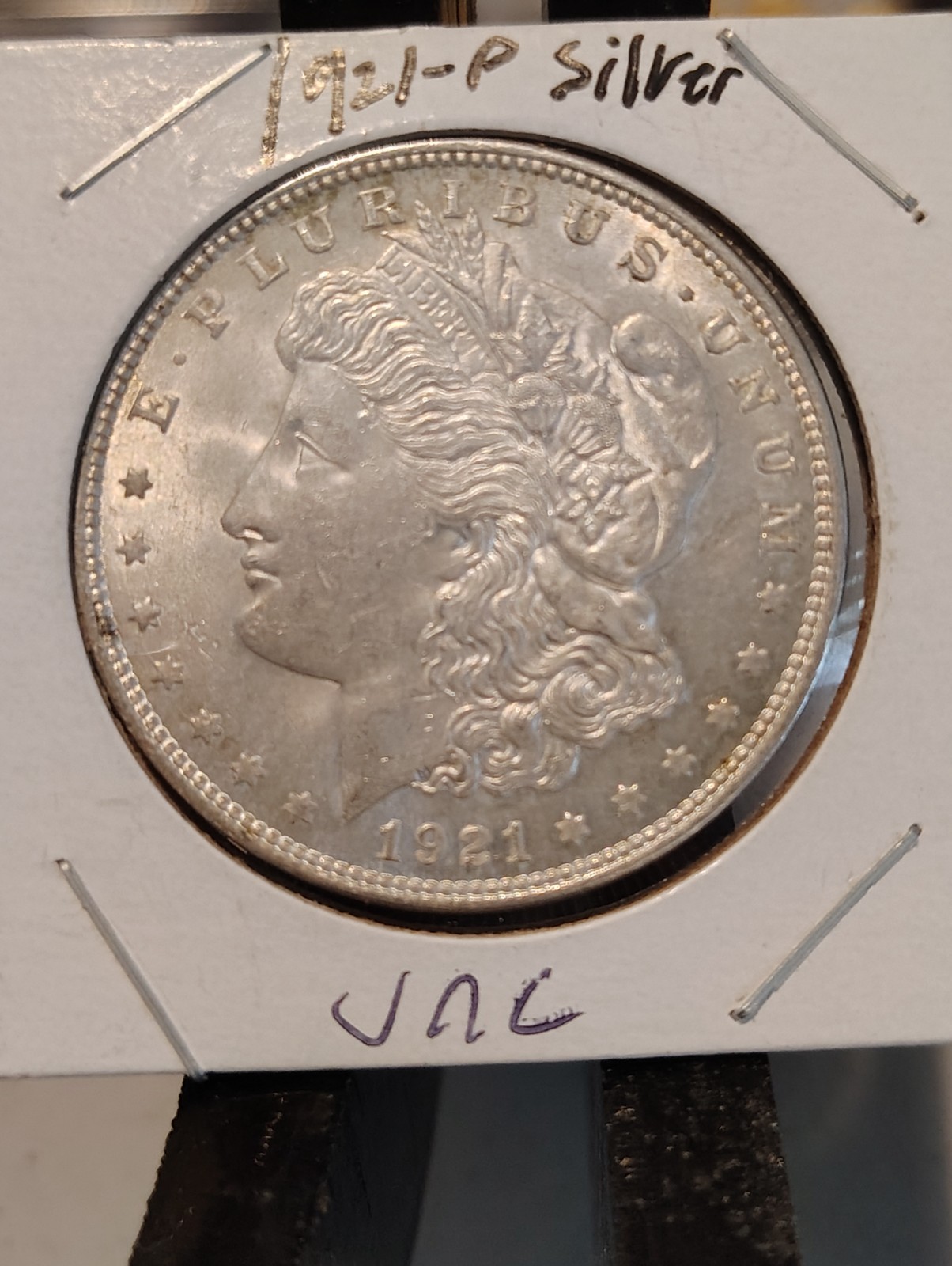 1921-P Uncirculated 90% silver Morgan dollar