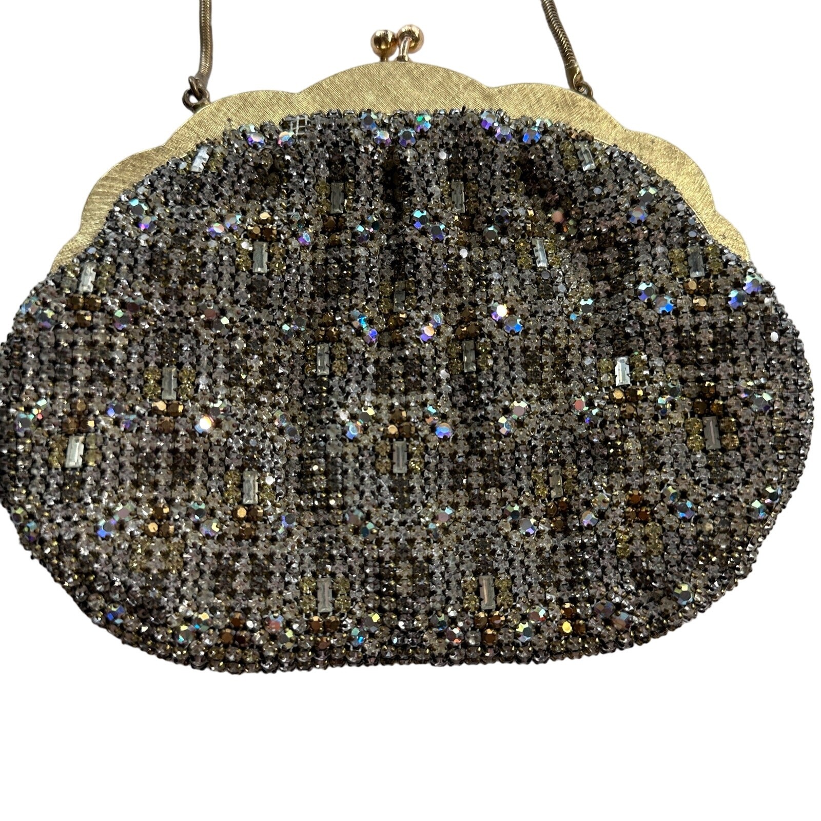 L\'Etoile by Pam Vintage Evening Bag Rhinestone Purse Austrian Crystals 50\'s rare
