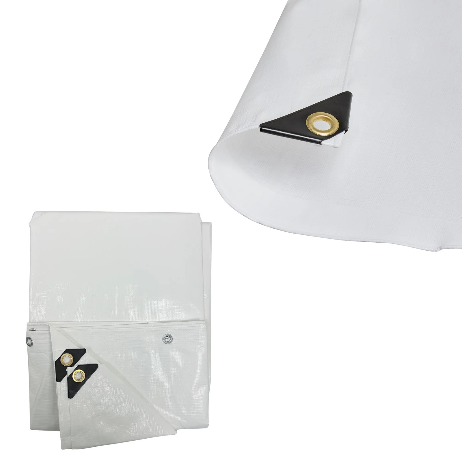 White Super Heavy Duty Poly Tarp | Industrial Poly Tarp