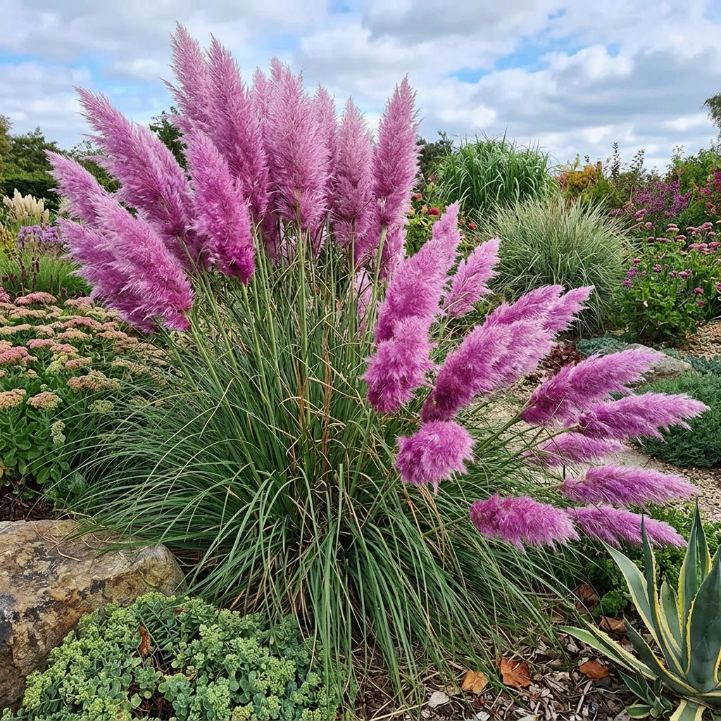 20 Purple Pampas Beautiful rare seeds for grass garden or yard colorful flowers 20 Purple Pampas Beautiful rare seeds for grass garden or yard colorful flowers