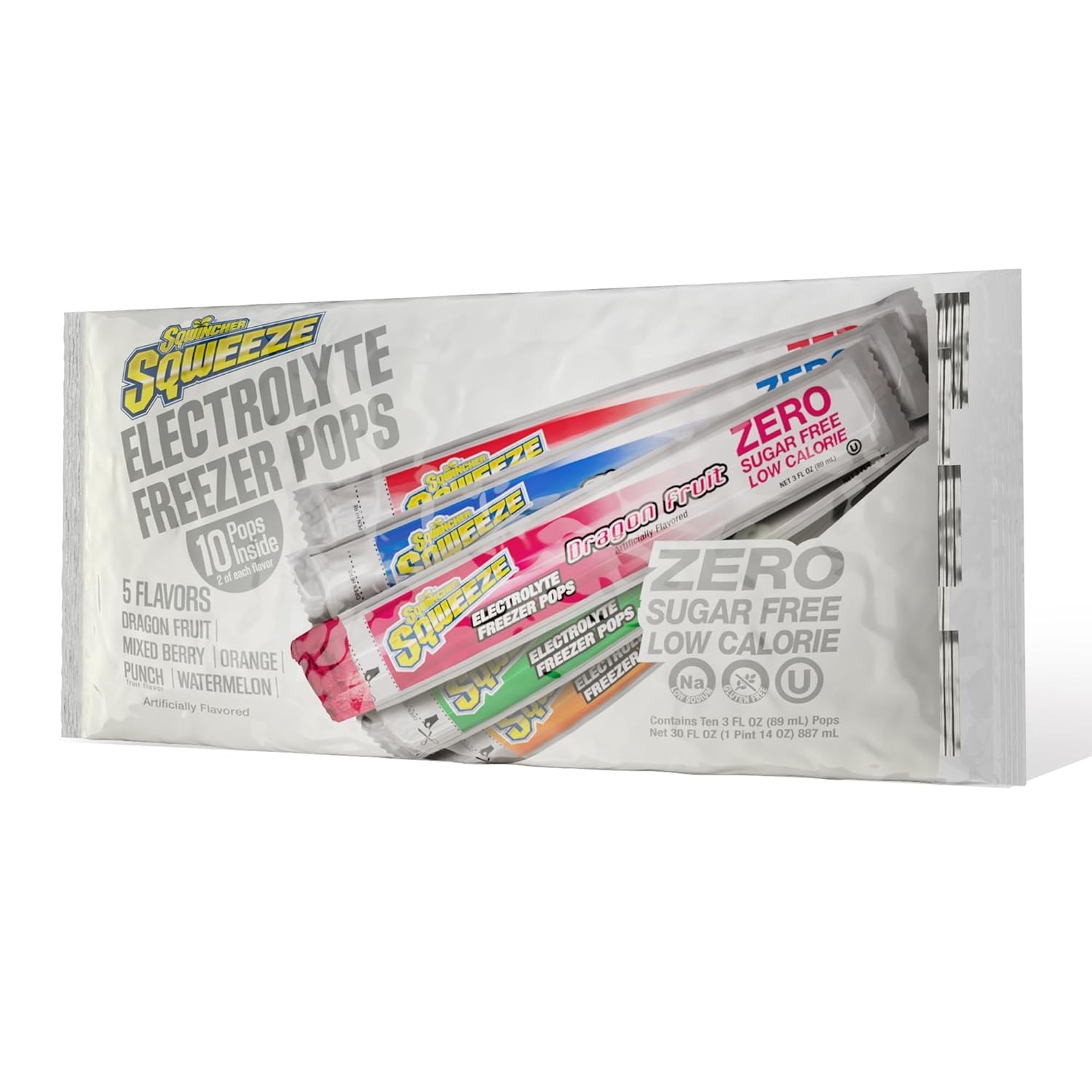 Sugar Free Low Calorie Electrolyte Freezer Pops Sqwincher Sqweeze Low Sodium