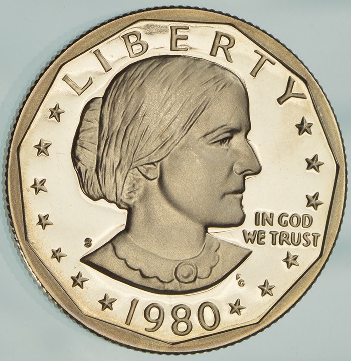 1980-S Susan B Anthony Dollar Proof