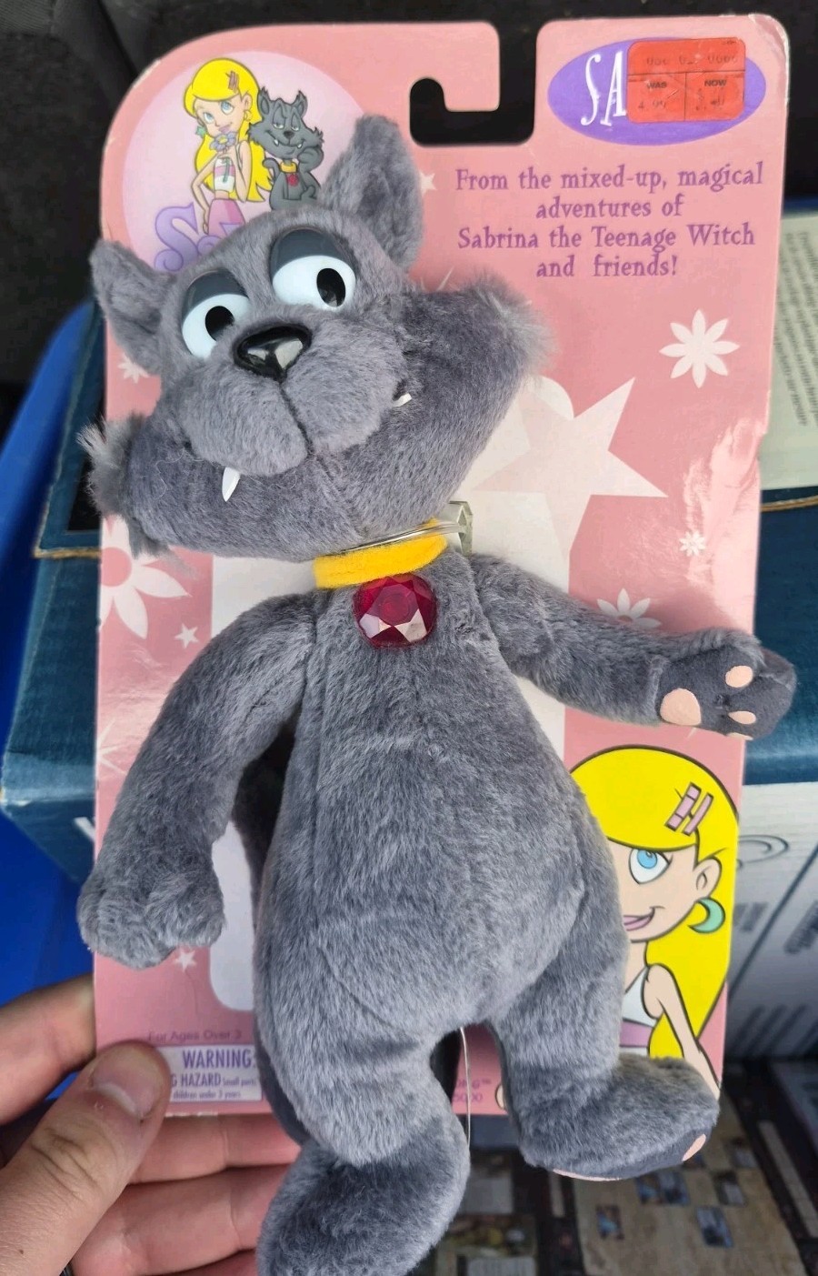 NEW Sabrina The Teenage Witch Animated Series SALEM Cat Plush NEW Sabrina The Teenage Witch Animated Series SALEM Cat Plush