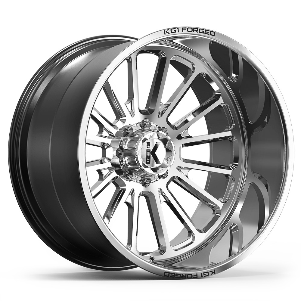 22x12 KG1 Forged KC010 Victor Polished FORGED Wheel 8x6.5 (-44mm)