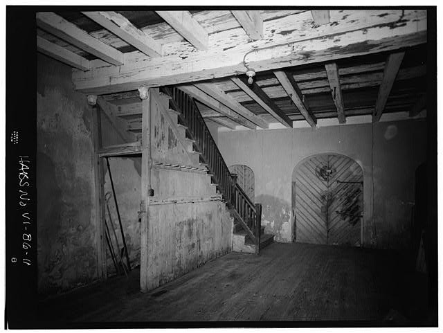 Harwood Moravian Mission House Interior 1900s Ground Floor Room Staircase