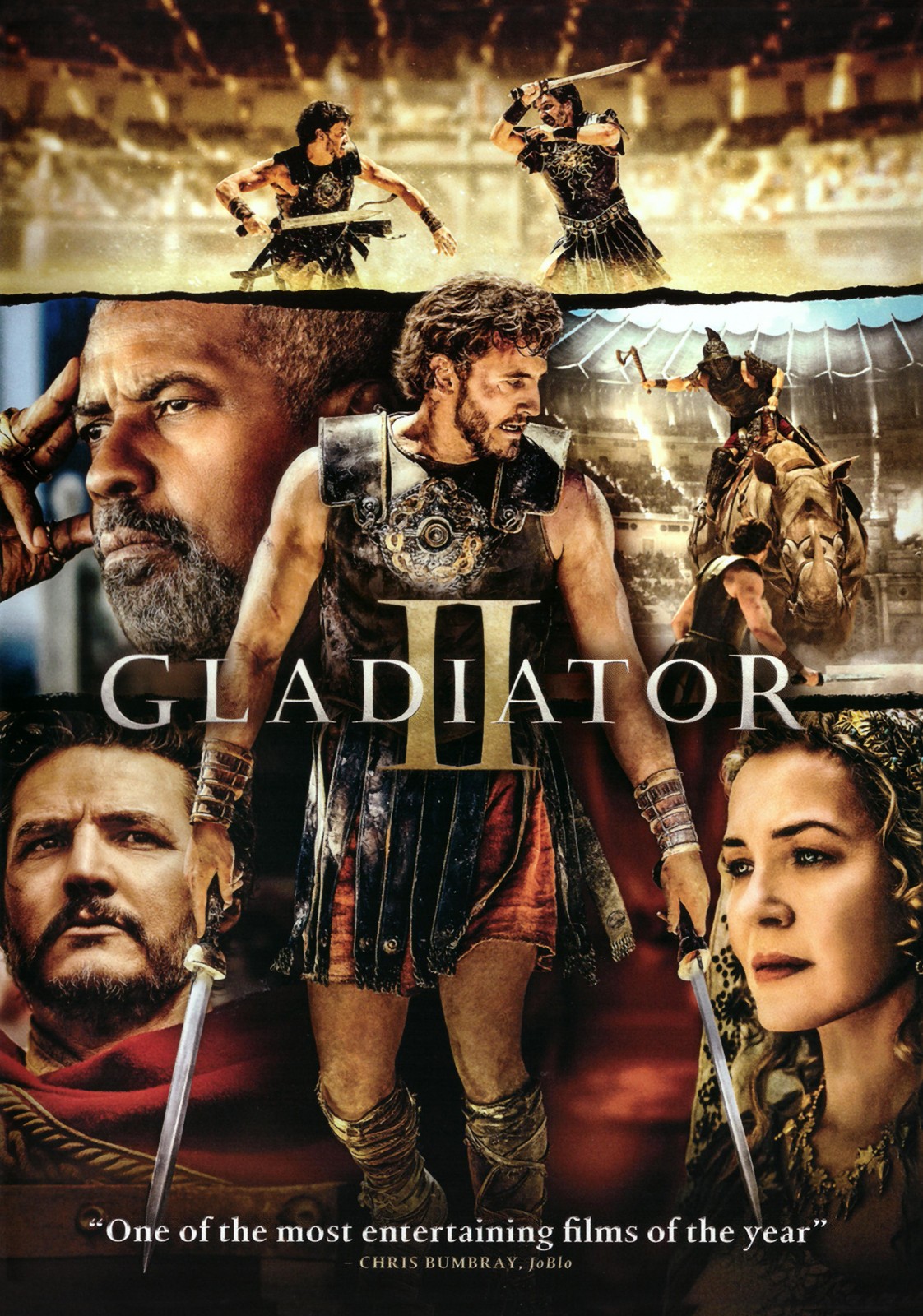 GLADIATOR II (DVD 2025) ACTION, ADVENTURE, DRAMA