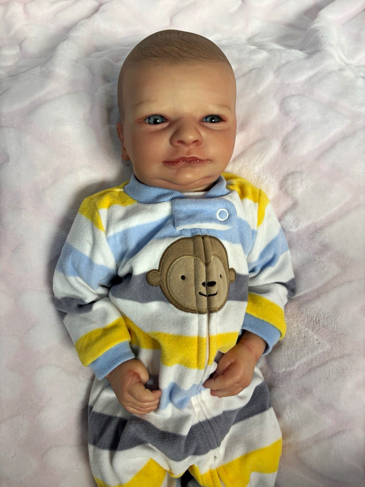 Crafty Cradle Nursery Realborn James Reborn Boy Doll 19 in 4.5 lb