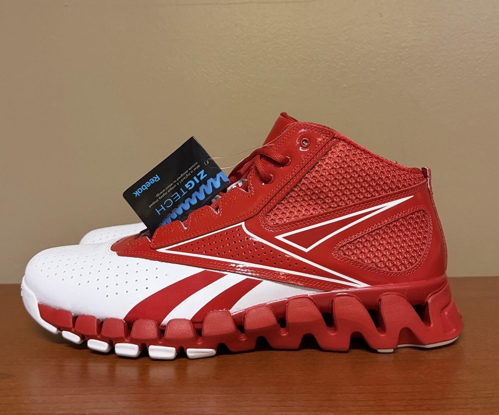 NWT Reebok Zig Nano Pro Future Red Mens Sz 15 Basketball Sneakers Shoes