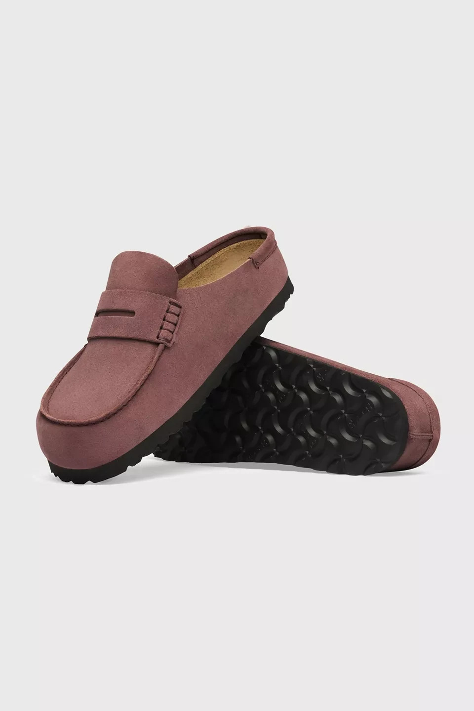 Birkenstock Women\'s Naples Wrapped Suede Clogs