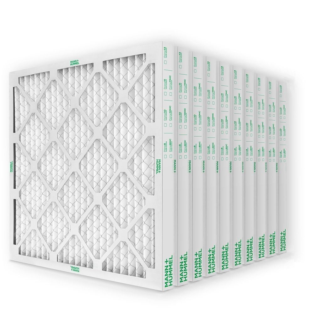 20x25x2 MERV 8 Pleated AC Furnace Air Filters. 10 Pack