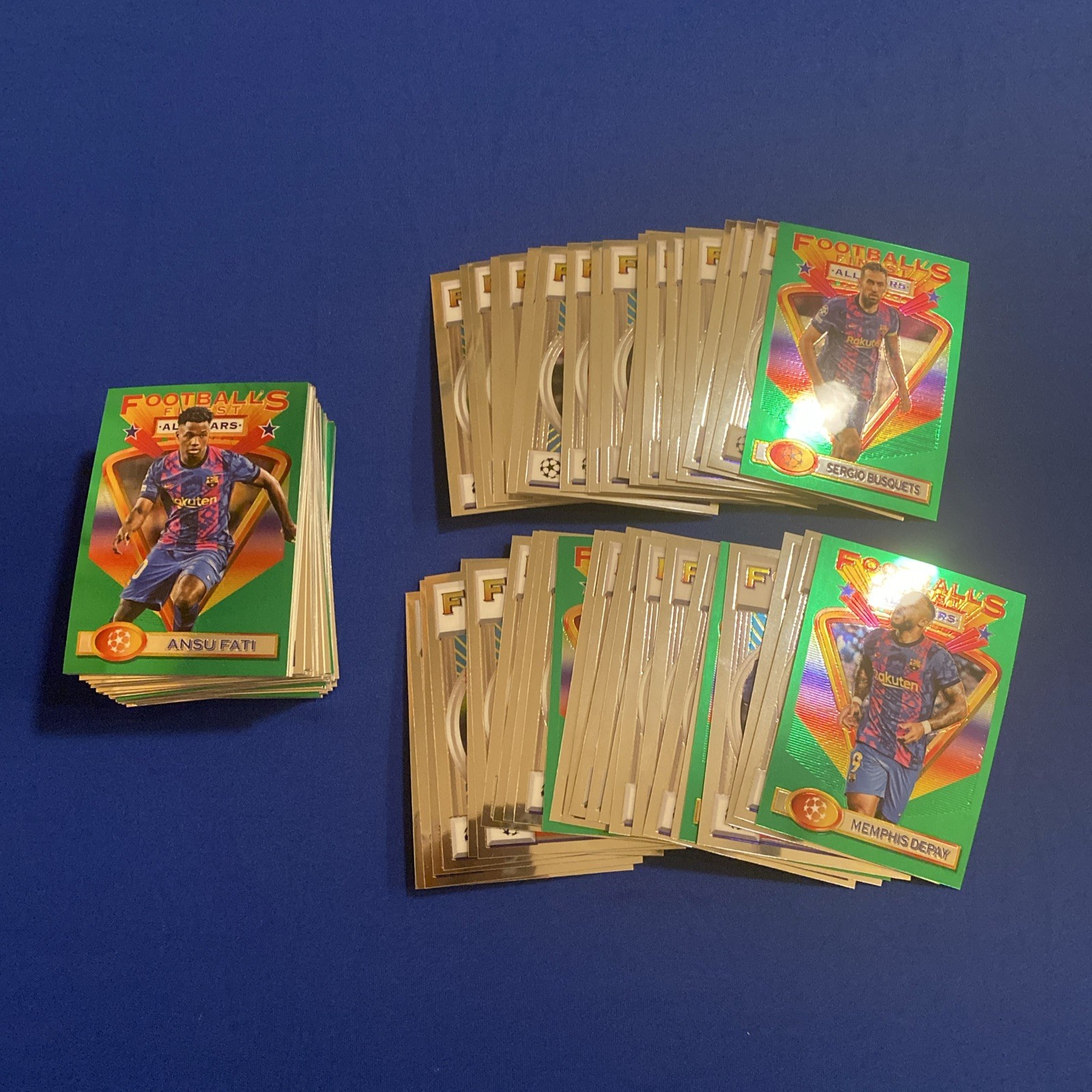 FC Barcelona 100x Topps Finest Soccer Lot | 2022–23 Football’s Finest Lot