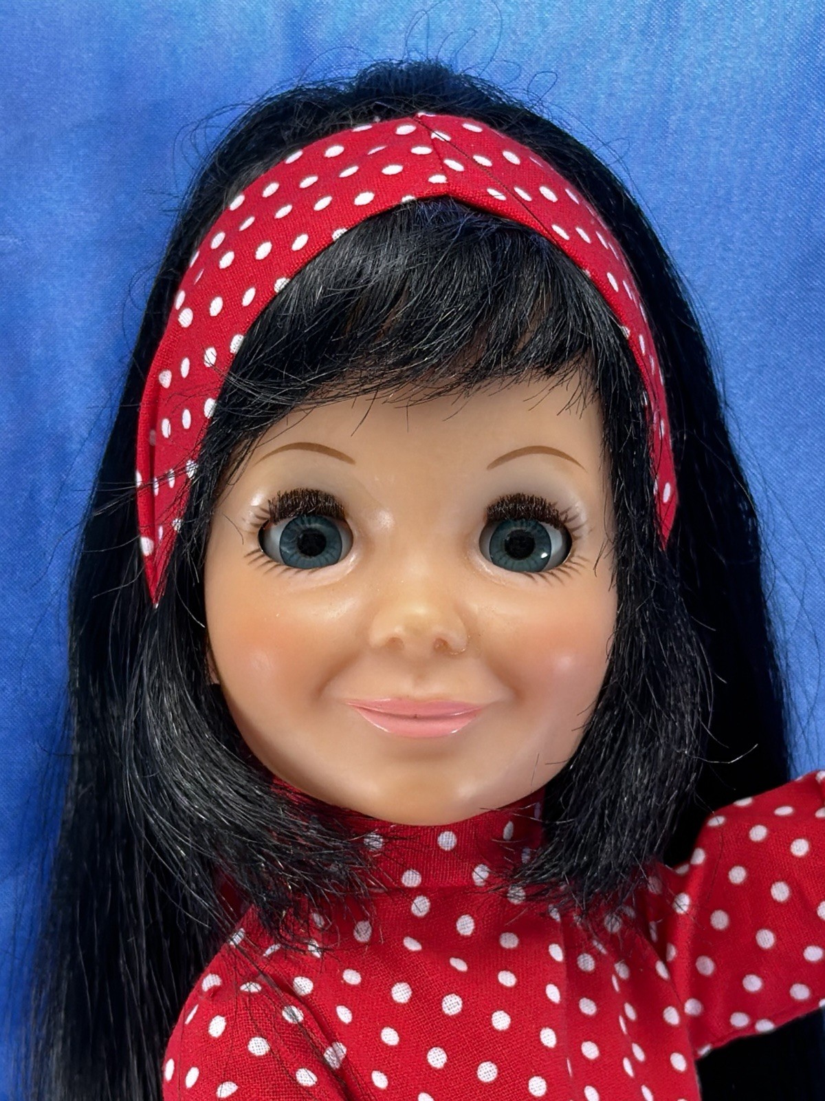 Vintage Ideal Crissy Family Dolls POSIN TRESSY W/ Blouse Jeans Headband Shoes